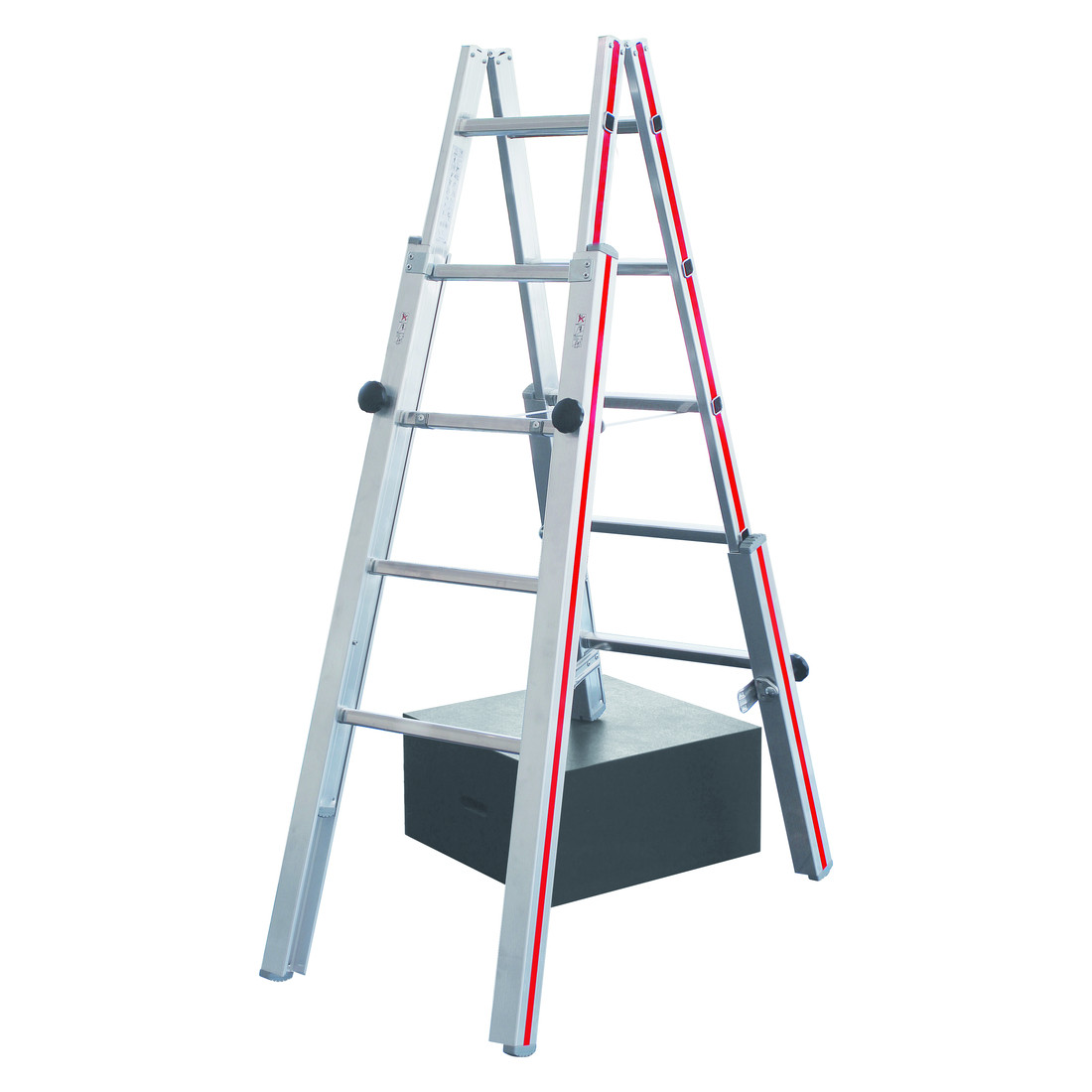 Echelle double pour escaliers