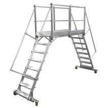 Passerelle industrielle roulante double RID