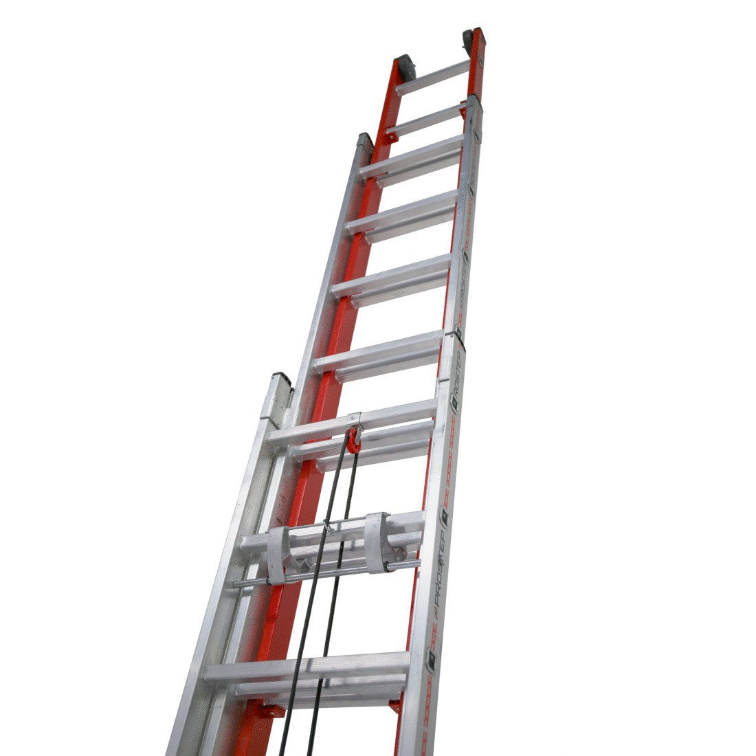 Echelle coulissante 3 plans mixte fibre / alu PROSTEP