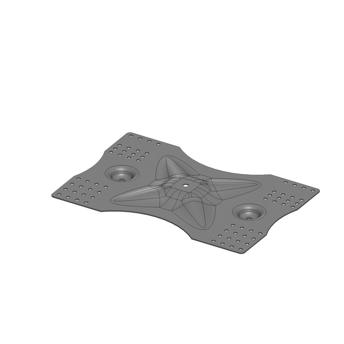 Platine pour 2 bascules CONEKT