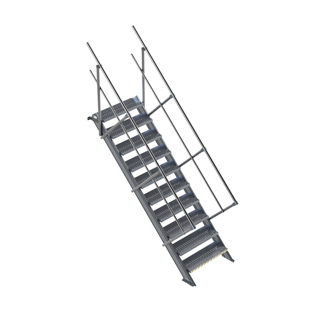 Escalier industriel 45° Largeur 600 mm