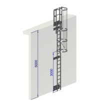 Kit crinoline hauteur 5000 mm pour bardage NF E85-016