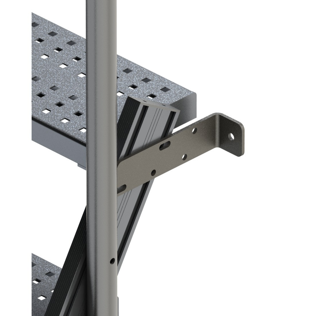 Escalier industriel 60° Largeur 600 mm